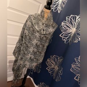 Oversized Animal Print Scarf